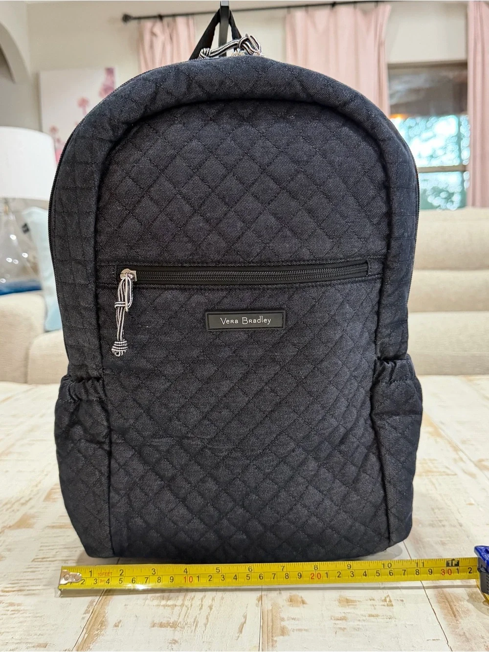 Vera Bradley Quilted Black Everyday Backpack